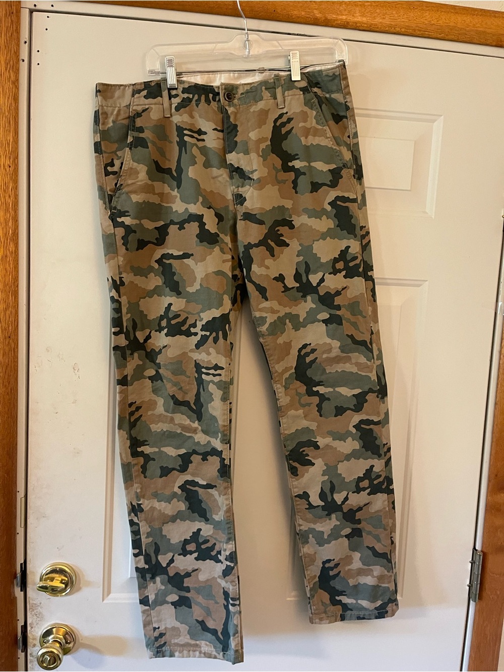 Levi's Men's Camouflage Chino Pants 33" Waist Regular Straight Flat Front